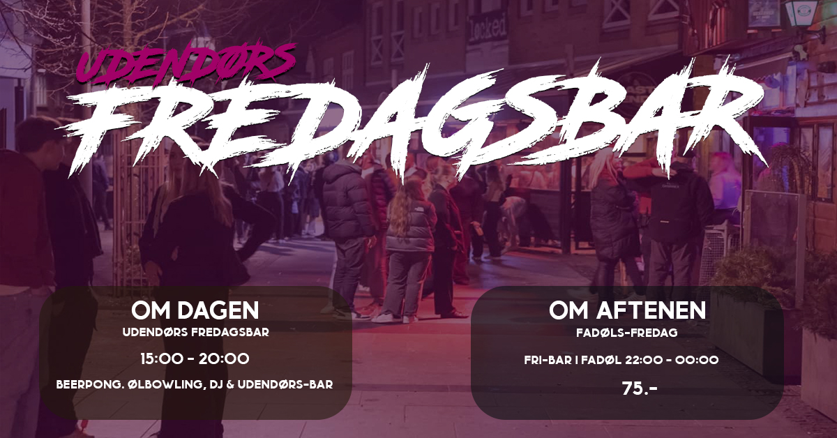 UDENDØRS FREDAGSBAR // EAST END