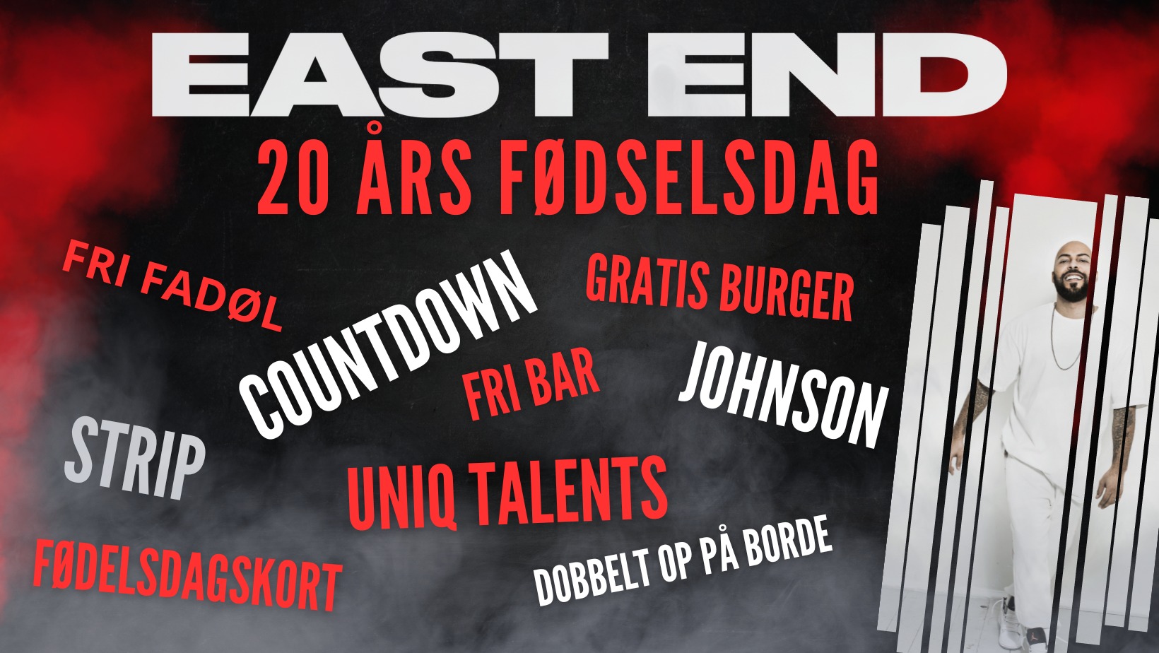 EAST ENED 20 ÅRS FØDSELSDAG // EAST END