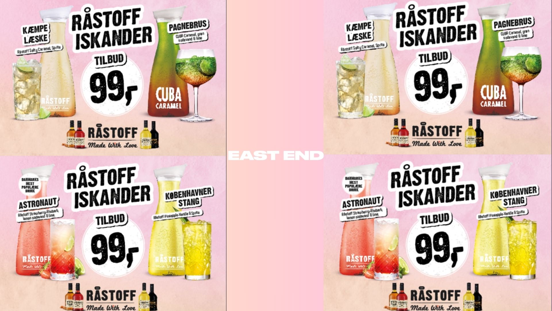 DRINKS KANDER 99,- // EAST END