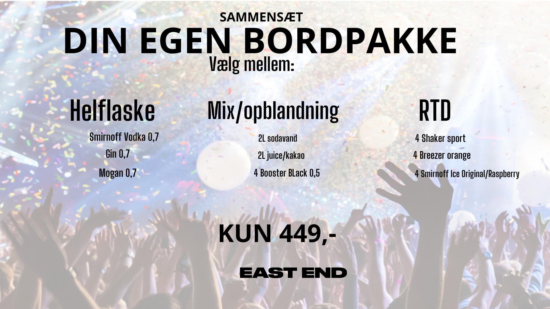 SAMMENSÆT DIN EGEN BORDPAKKE // EAST END