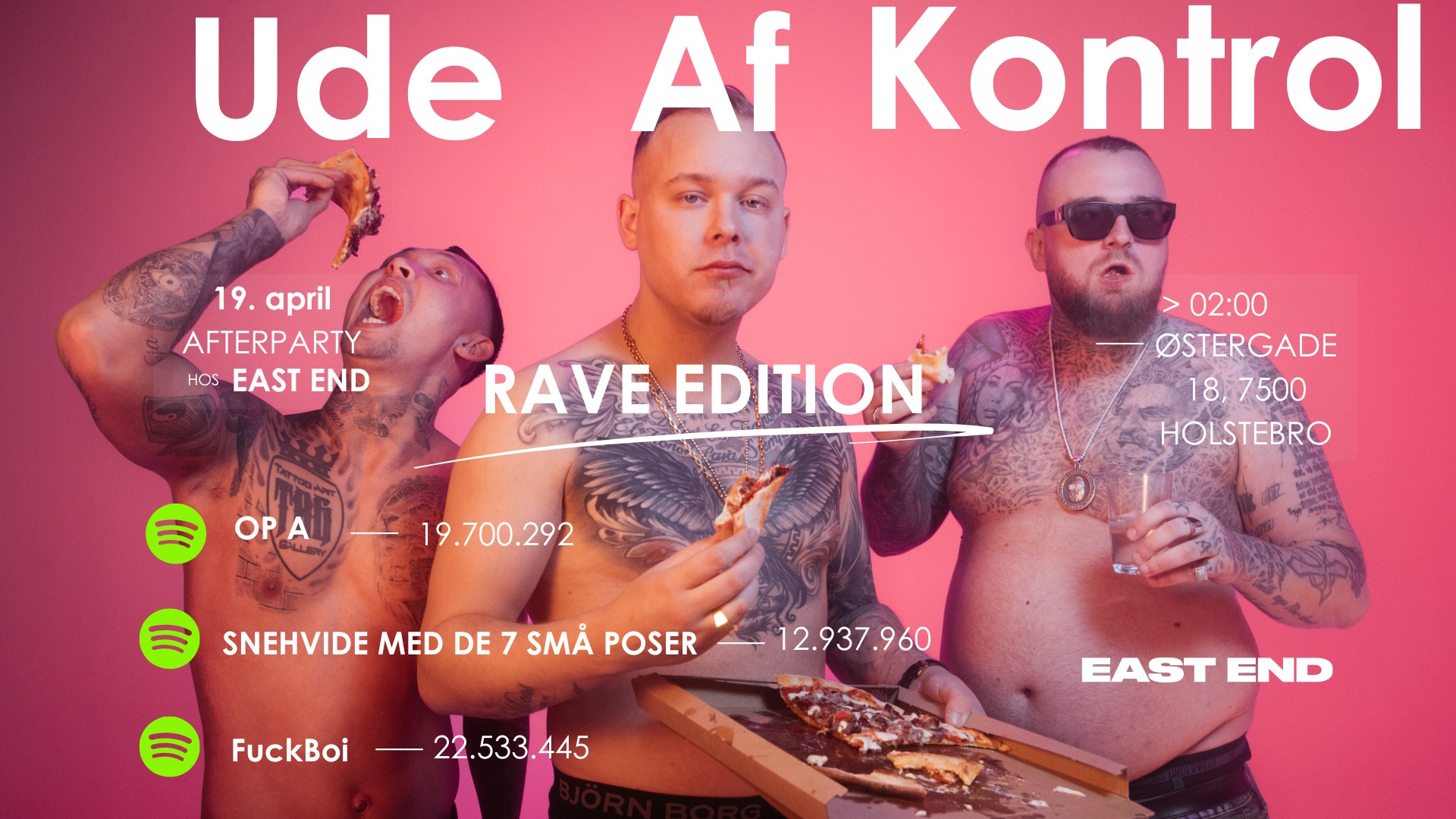 UDE AF KONTROL RAVE EDITION X EAST END 19.04.25 // EAST END