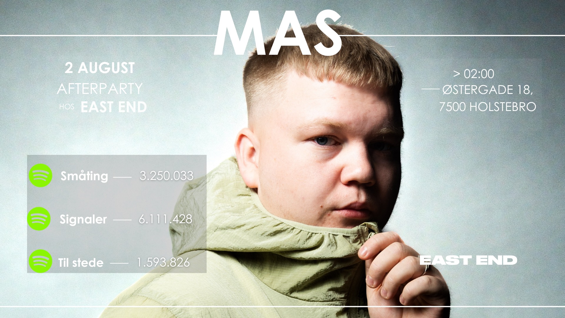 MAS X EAST END