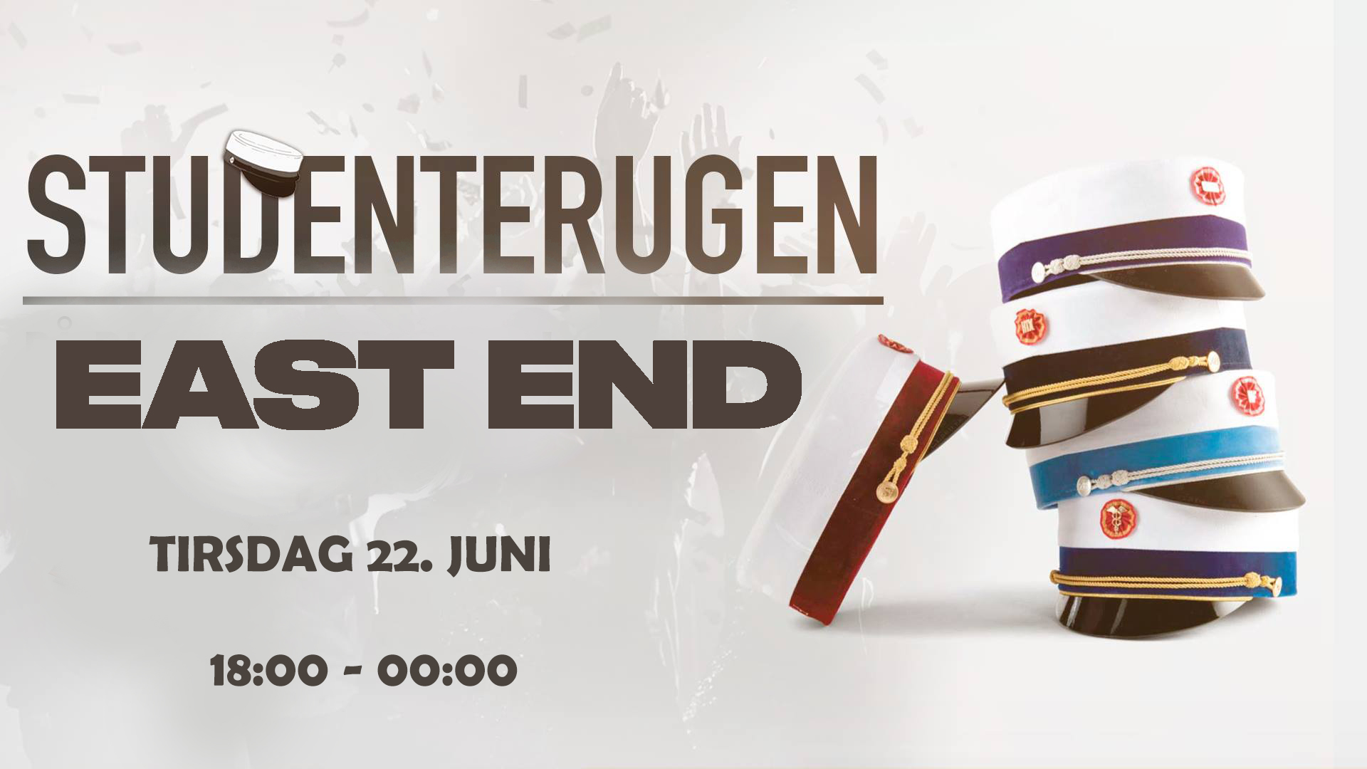 STUDENTERUGE - TIRSDAG D. 22 JUNI