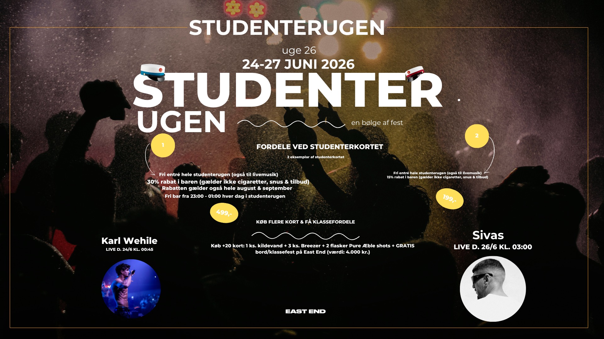STUDENTERUGEN 2026 // EAST END