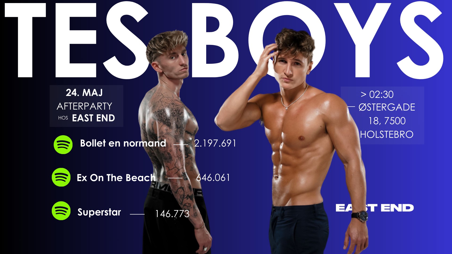 TES BOYS X EAST END